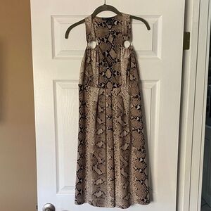 INC Snake Print Sleeveless Dress - size M